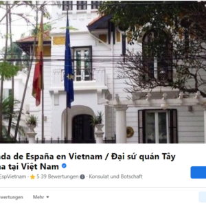 Đại sứ quán Tây Ban Nha tại Hà Nội đình chỉ cấp Visa cho hộ chiếu mới của Việt Nam!